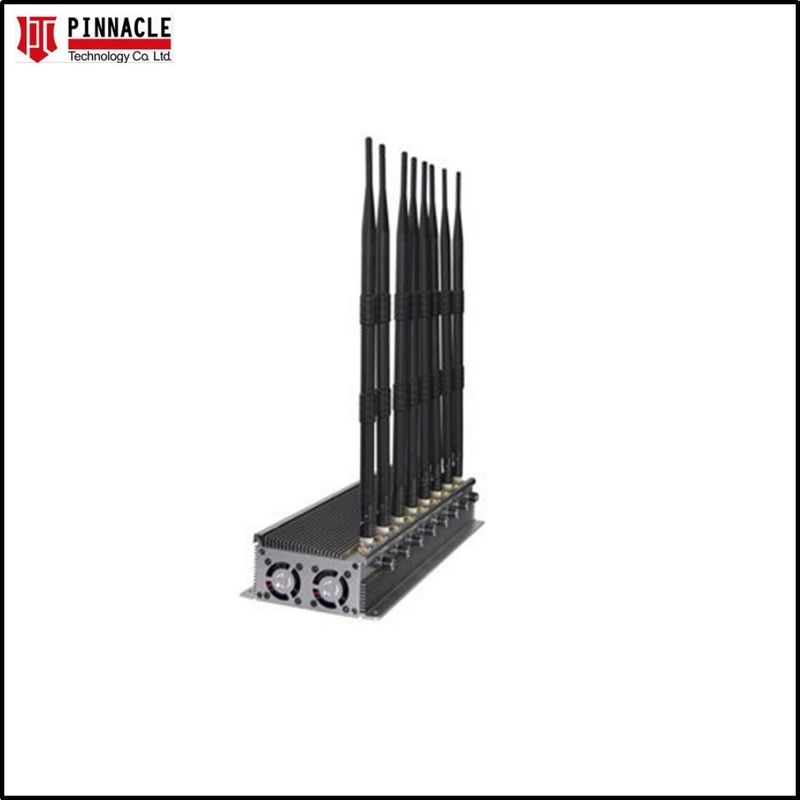 Мощные 8 антенн, блокировщик GPS, Wi-Fi VHF UHF, мобильный телефон и Wi-Fi блокировщик 80 Вт.