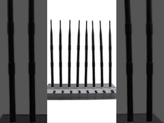 Мощный 8 антенный джаммер для мобильных телефонов GPS Wi-Fi VHF UHF